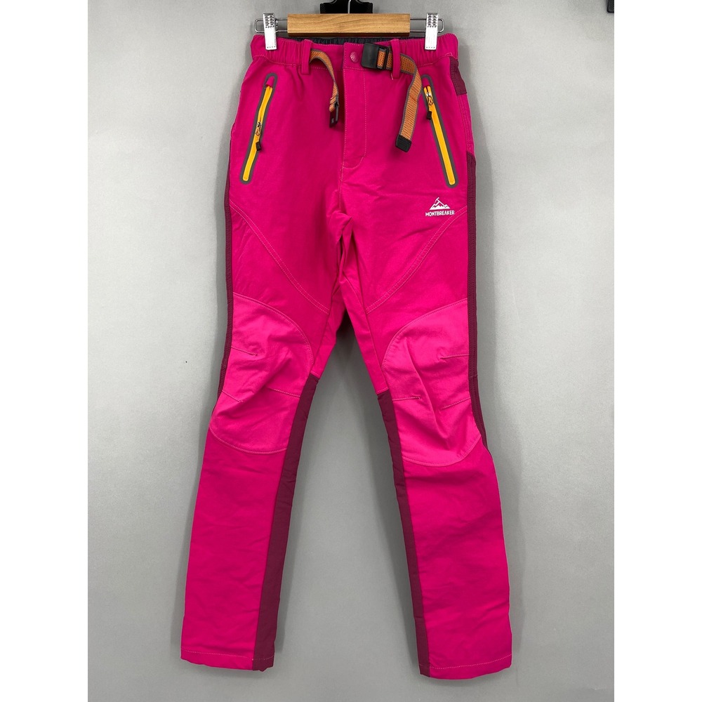 Montbreaker Hiking Pants Women Small Pink Omni-Shield Technical Outdoor Trousers